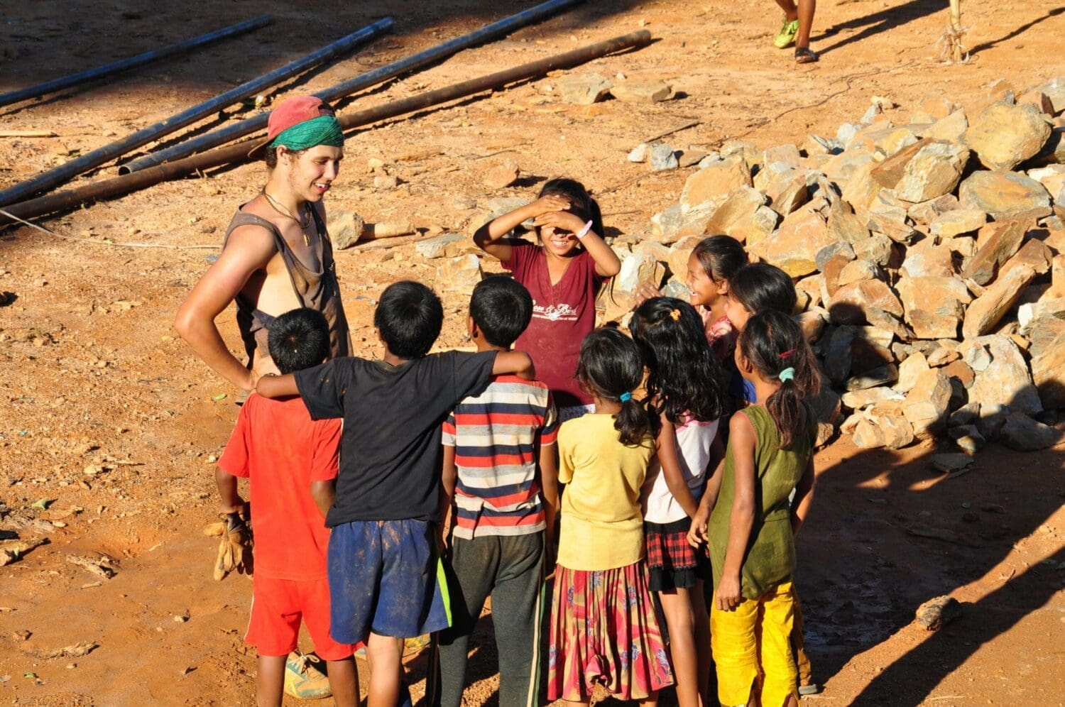 Gap year volunteers in Nepal