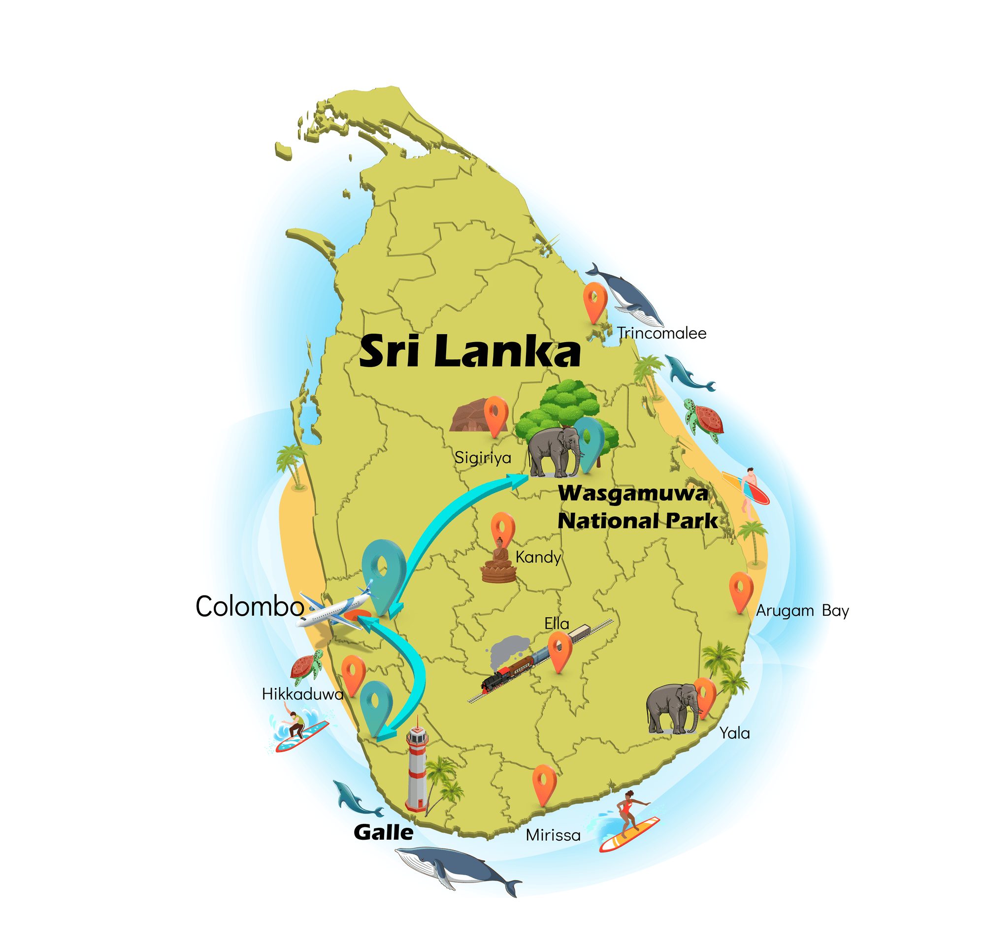 Srilanka-map