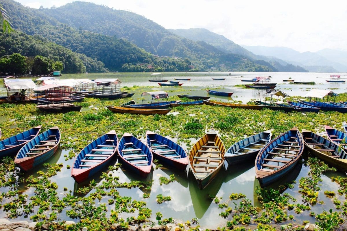 Boating at Pokhara Lake (1)