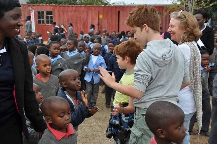 Mature volunteers in South Africa