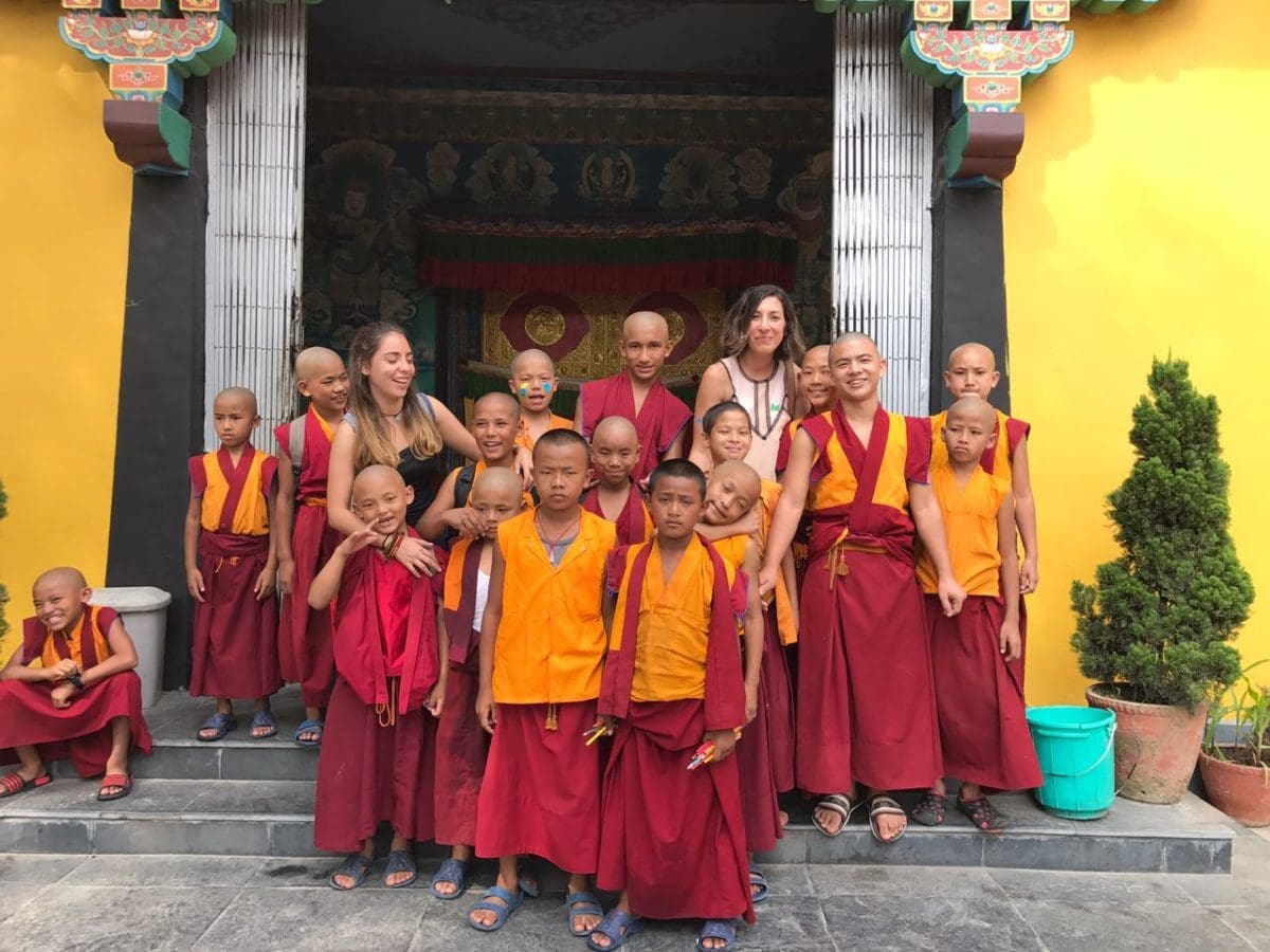 monastery-volunteer-in-nepal