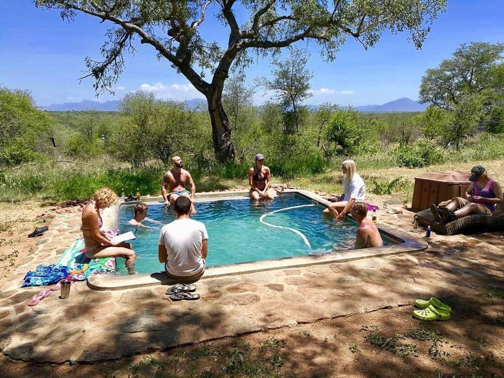 South Africa Volunteer pool area